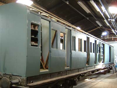 Moved temporarily into the paint shop, 4 June 2003