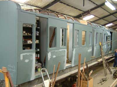 in the prime working area in the shed, 5 July 2003