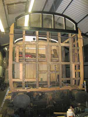 Re-erected birdcage end, 2 November 2003
