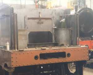 tender front after welding up