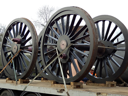 Atlantic wheelsets arrived - Fred Bailey - 6 March 2013
