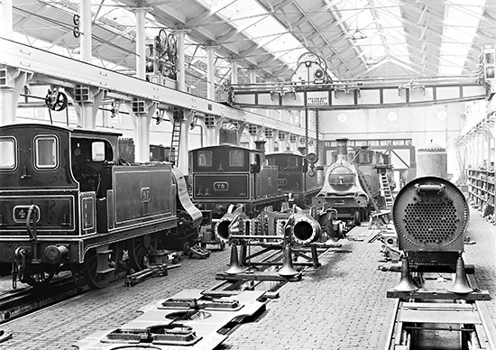 Bow Locomotive Works 1890-1910 - Science Museum Group Collection (CC BY 4.0)