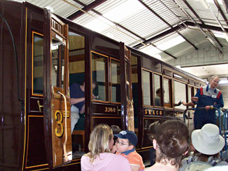 Carriage 3360 during guided tour - Kevin McElhone - 21 May 2011