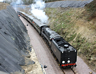 9F returns from East Grinstead - Steve Lee - 16 March 2013