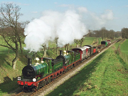 O1 and C on freight train - Peter Edwards - 15 March 2000