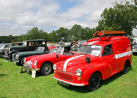 Vintage Weekend - PO Van and cars - 15 August 2009 - Derek Hayward