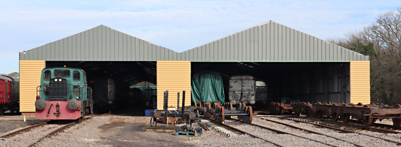 Cladding progressing on the South end of OP4 - Barry Luck - 7 February 2020
