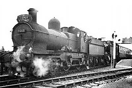 9017 at Tywyn - Ted Hamer - 1957