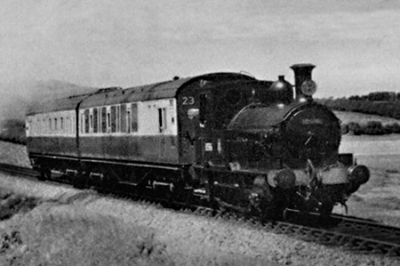6575 at the rear of the train - S.C.Nash - 2 July 1954