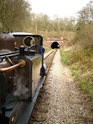 Fenchurch approaches the tunnel - 9 March 2008 - Ashley Smith