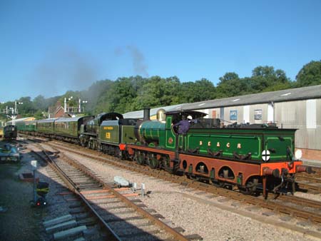 Last train of the afternoon leaves Horsted - 7 August 2008 - David Chapell