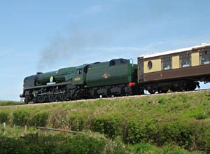 34059 Relaunch train - 24 April 2009 - Brian Kidman