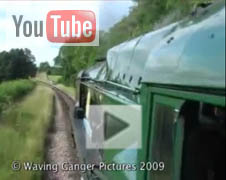 YouTube video from the footplate of Sir Archibald Sinclair  - 2 August 2009 - Waving Ganger Productions