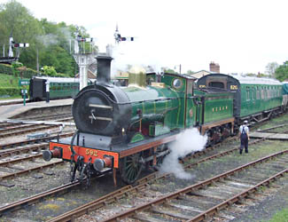 C-class collects repainted 4279 from Horsted Keynes - 4 May 2009 - Richard Salmon