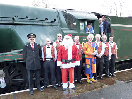 Santa and his crew - 5 December 2009 - Edward Hankey