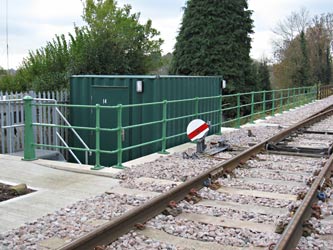 Railings and ground signal at East Grinstead - Michael Hopps - 26 Nov 2010