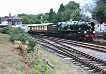 First passenger train North of Kingscote - Andrew Strongitharm - 3 August 2010