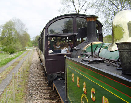 Observation Car from the footplate of 178 - Chris Gardner - 5 May 2010