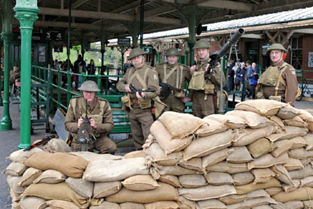 Troops at Horsted Keynes - Derek Hayward - 8 May 2010