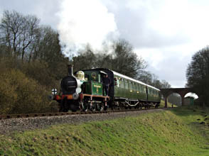 P-class 178 with Maunsell Carriages - Ashley Smith - 12 February 2011