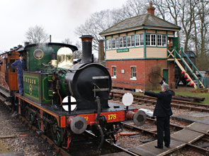 Exchanging tokens at Horsted Keynes - Greg Wales - 13 March 2011