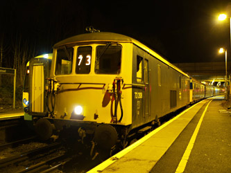 73208 with Vep at East Grinstead - Andrew Crampton - 7 February 2011