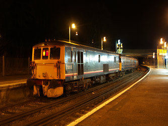 73213 with Vep at East Grinstead - Andrew Crampton - 7 February 2011