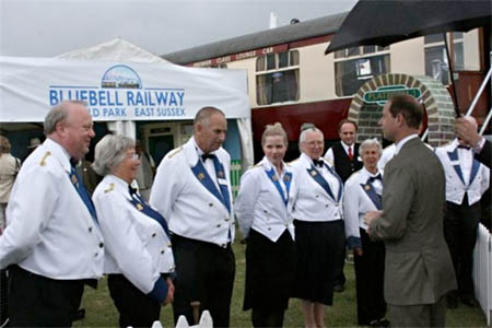 Prince Edward at the Bluebell stand at the South of England Show - Tony Sullivan - 9 June 2011
