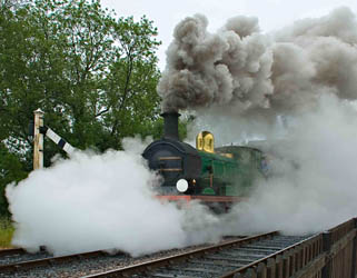 SECR C-class enshrouded in steam - Keith Farrin - 6 June 2011