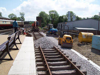 Track laid into Milk Dock - Kevin McElhone - 21 May 2011