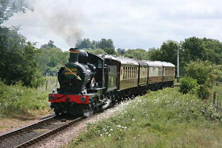 9017 leaves Sheffield Park with the Sunday Lunchtime Golden Arrow service - Tony Sullivan - 29 May 2011