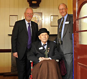 Lord Worcester, Bernard Holden and Sam Bee - Derek Hayward - 23 June 2011