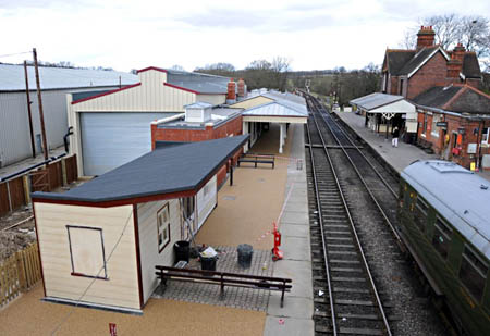 Sheffield Park Platform 2 newly surfaced - Derek Hayward - 9 March 2011