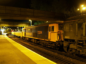 Spoil train ready to leave East Grinstead - Andrew Crampton - 8 April 2011