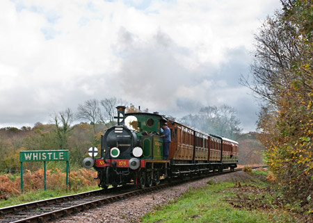 178 with one of today's three vintage passenger trains - David Haggar - 4 November 2011