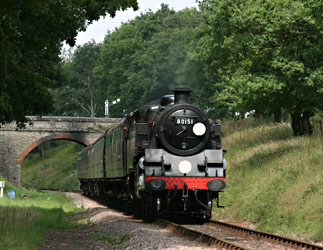 80151 at Horsted House Farm bridge - Tony Sullivan - 19 Aug 2011