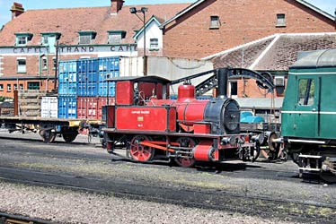 Captain Baxter stands in the yard at Minehead on 30 June 2011 - John Crocker - Creative Commons Licence