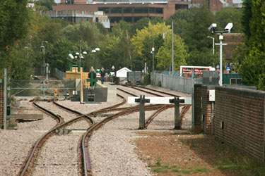 East Grinstead platform from the cab of the 73 - Tony Sullivan - 17 Sept 2011