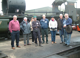Potential new volunteers in the loco yard - David Chappell - 4 Dec 2011