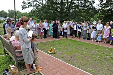 Opening of Memorial Garden at Horsted Keynes - Derek Hayward - 3 July 2011