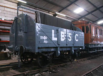 LBSCR open wagon re-planked and painted - Dave Clarke - 24 August 2011