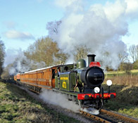B473 with Victorian train at Ketches - Derek Hayward - 22 Dec 2011