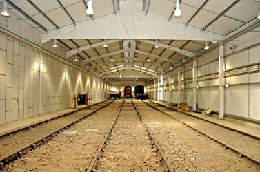 Interior of Woodpax shed, nearly completed - Derek Hayward - 29 Aug 2011
