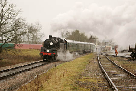 80151 departs from Horsted Keynes - Tony Hayllar - 4 March 2012