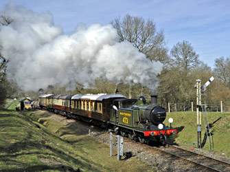 E4 on departure from Kingscote - Derek Hayward - 25 March 2012