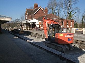Ballast and track laying progress - Martin Lawrence - 3 February 2012