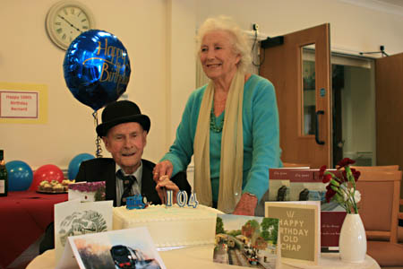 Dame Vera Lynn helps celebrate Bernard Holden's birthday - Tony Sullivan - 15  March 2012