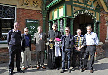 Guests at the dedication of the Porch - Derek Hayward - 25 March 2012