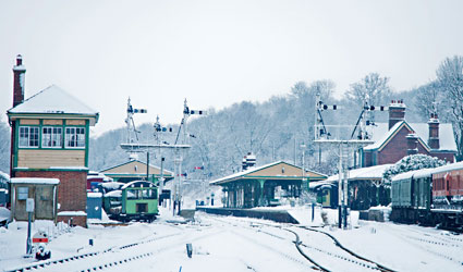 Horsted Keynes in the snow - Martin Lawrence - 5 February 2012