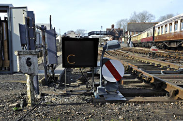 Signal controlling access to the new shed - Derek Hayward - 25 March 2012